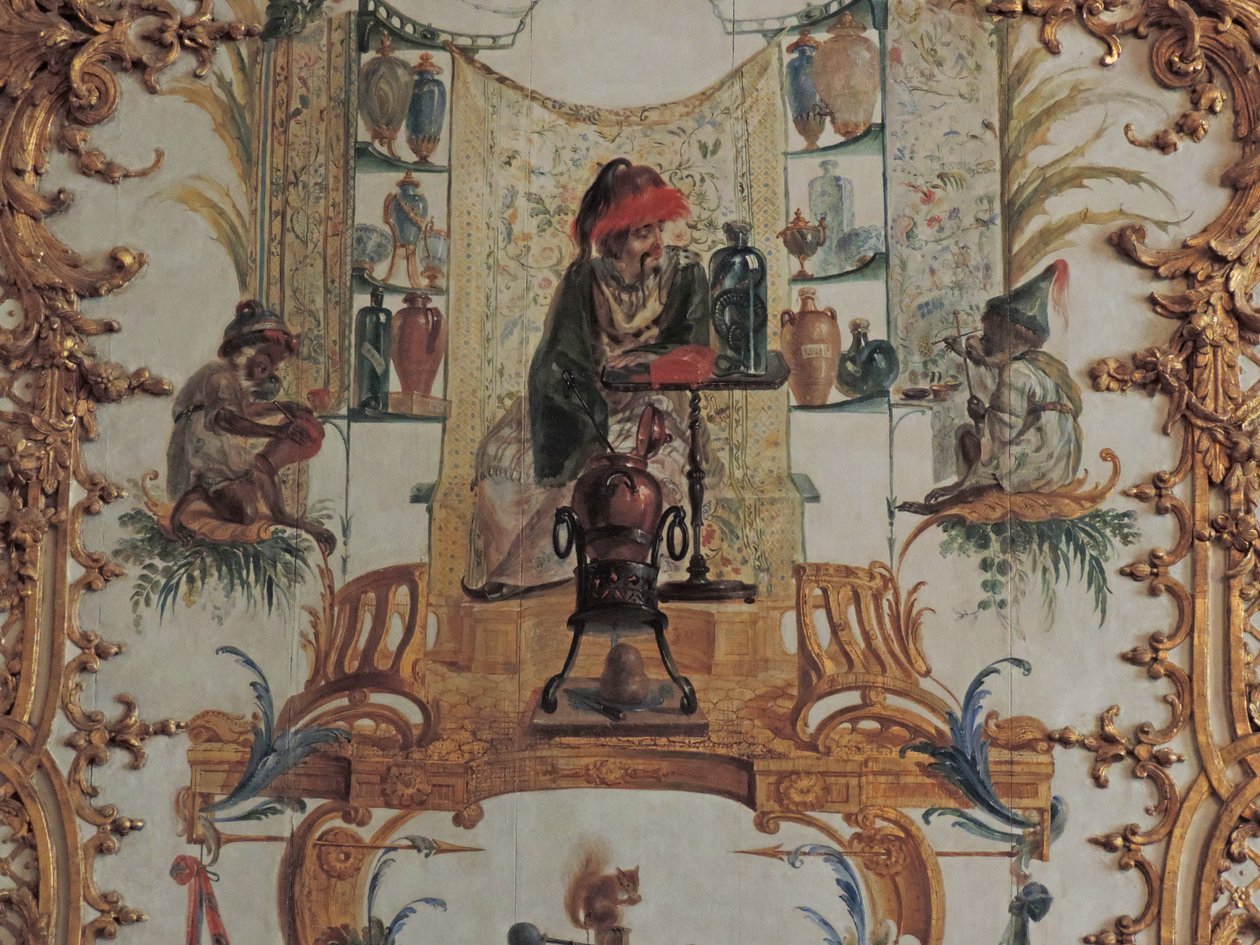 شانتيلي ، شاتو: تفاصيل الزخرفة في غراندي سينجيري بقلم كريستوف هويت ، 1737 بواسطة غير معروف