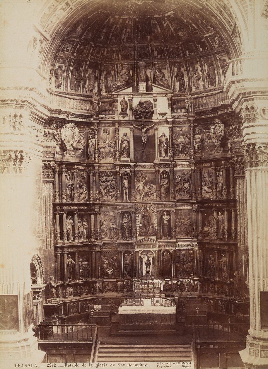 يمكن أن تكون قابلة للتجديد لكنيسة سان جيرونيمو ، 1570-1605 ، غرناطة ، إسبانيا ، c.1880 بواسطة غير معروف