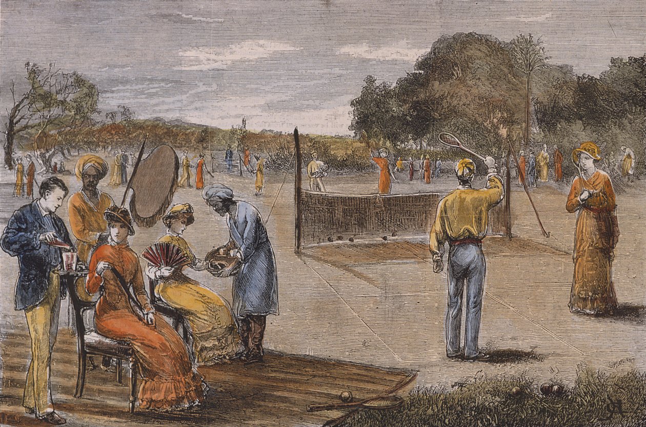 اسكتشات من الهند - بعد الظهر في السهول ، 1880 (نقش ملون) بواسطة غير معروف