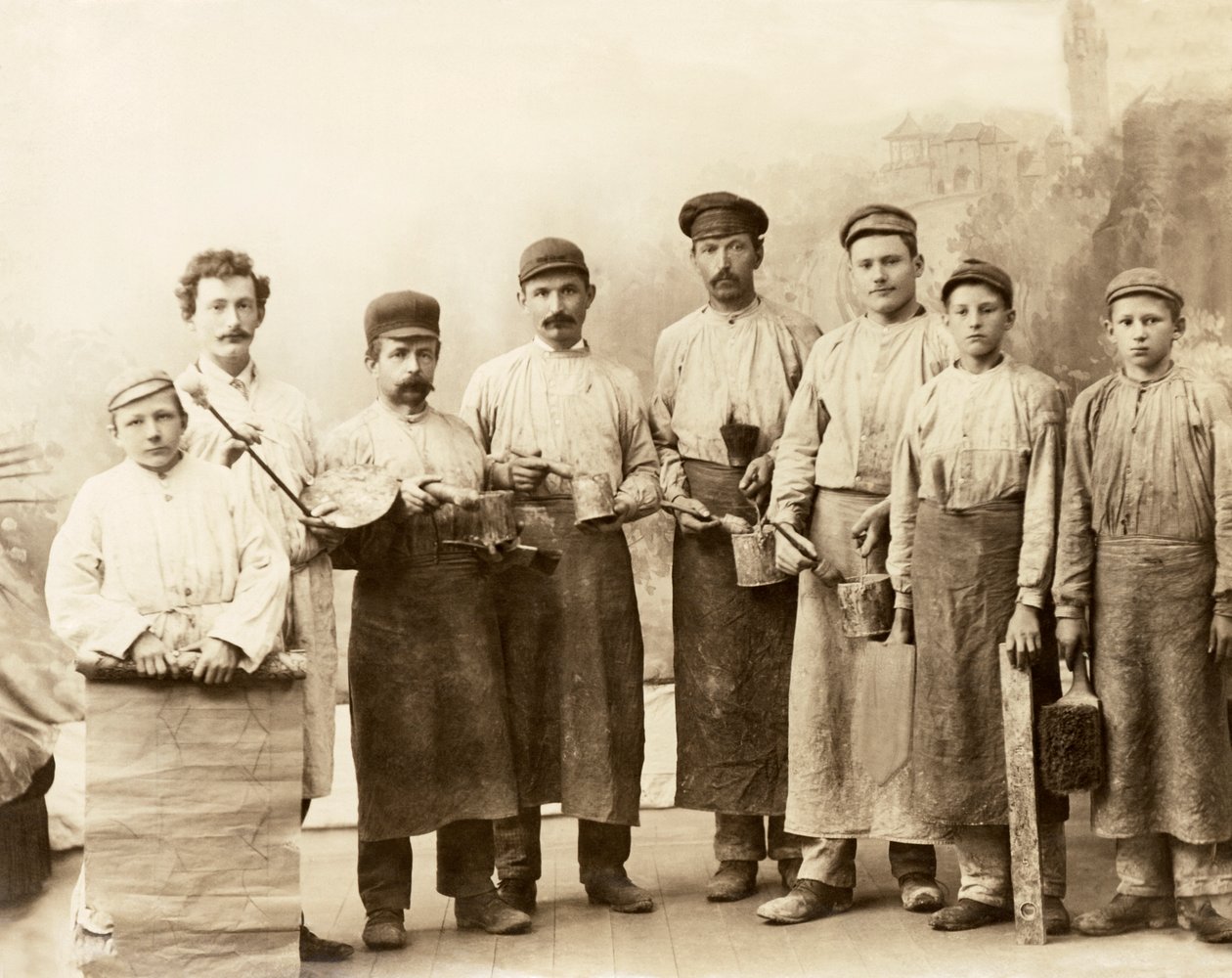 الشماعات ورق الحائط ، 1880 بواسطة غير معروف