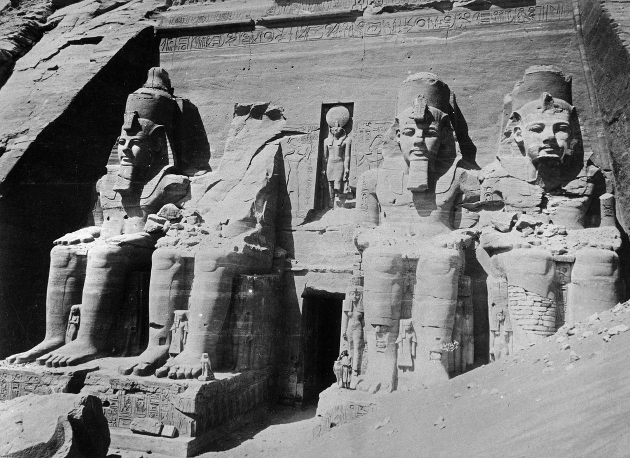 معبد رمسيس الثاني ، 1909-05 بواسطة مصور انجليزى