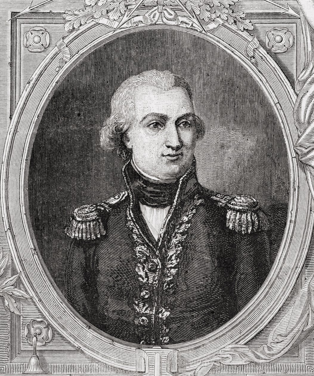 لويس توماس فيلاريت دي جويوز (1750-1812) من "تاريخ الثورة الفرنسية" بواسطة لويس بلانك (1811-1882) منقوش بواسطة أدولف فرانسوا بانميكر (1818) 1847-62 (ليثو) بواسطة المدرسة الفرنسية