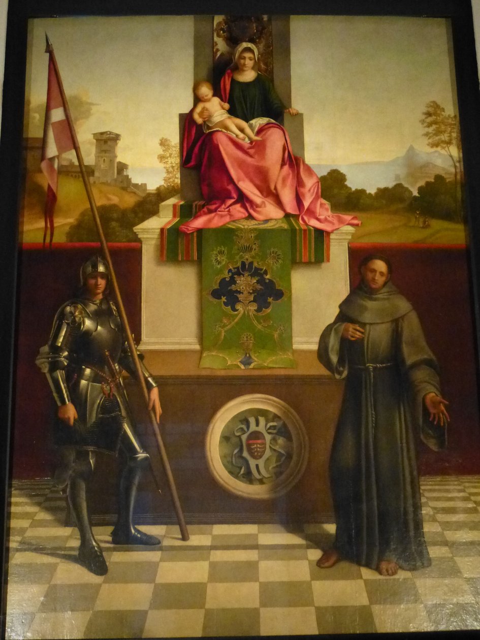 مذبح من Castelfranco ، المشهد بواسطة Giorgione da Castelfranco