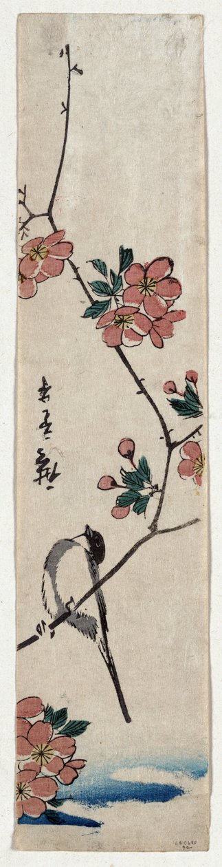 Kaido ni Shokin (Small Bird on a Branch of Kaidozakura) بواسطة Utagawa Hiroshige