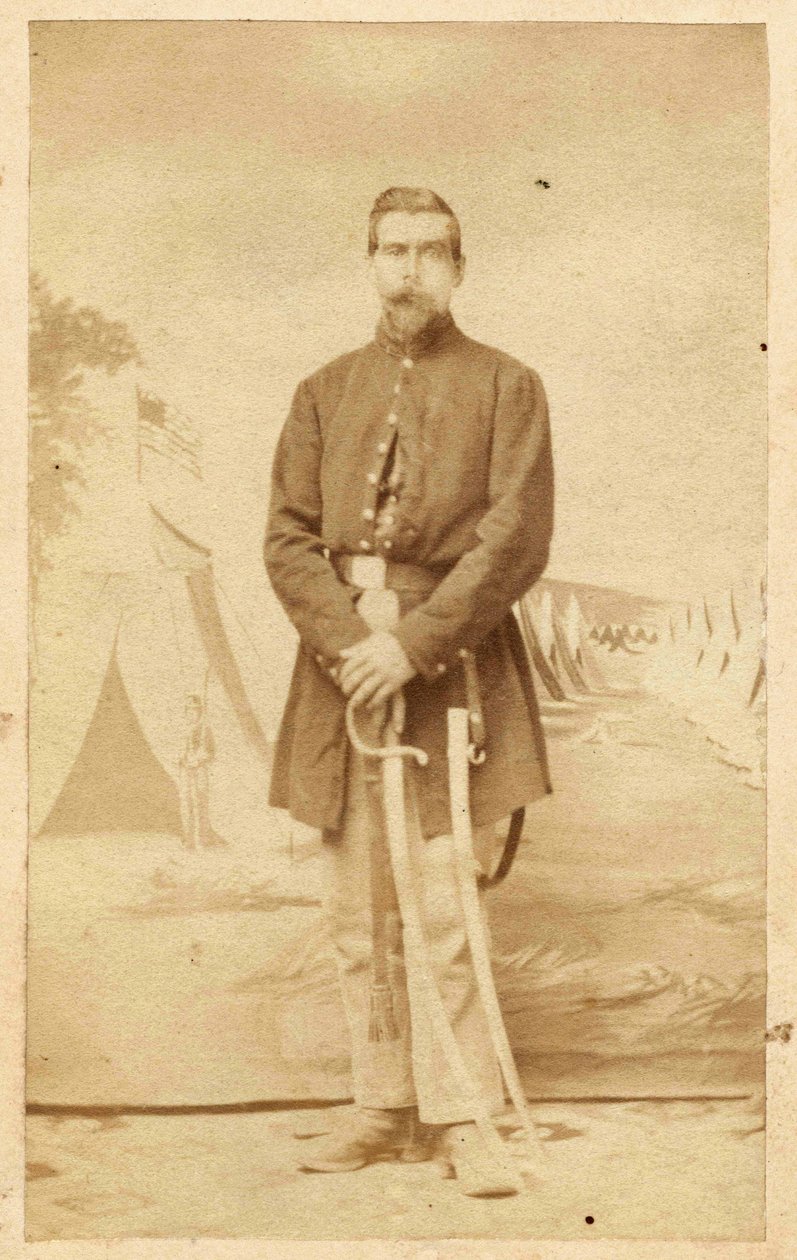 المهاجر Württemberg يوهان جاكوب بيك في الزي العسكري ، 1864 بواسطة غير معروف