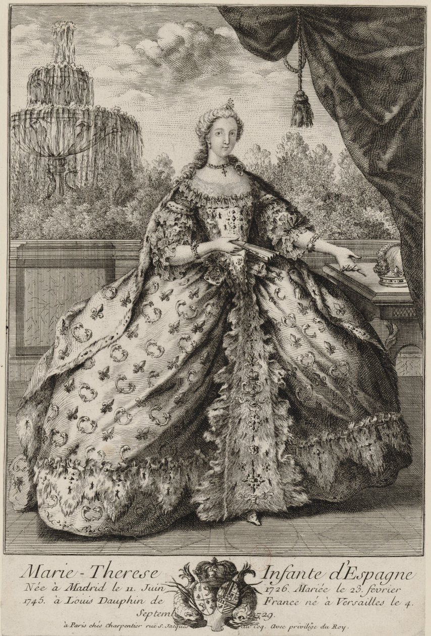 صورة ماري تيريز رافاييل من إسبانيا (1726-1746) بواسطة غير معروف