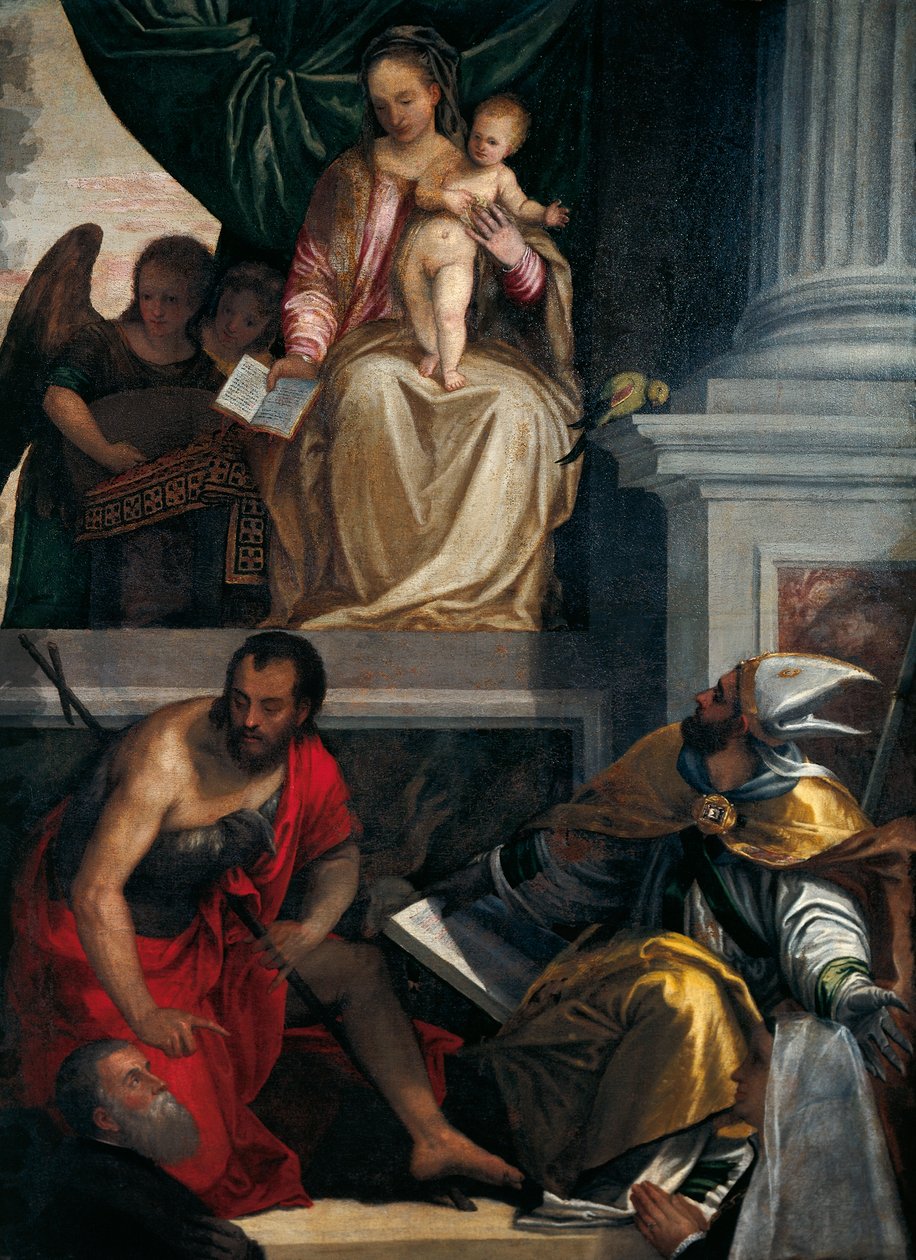 مادونا والقديسين مع Bevilacqua Lazise Donors بواسطة (1528 88) فيرونيز