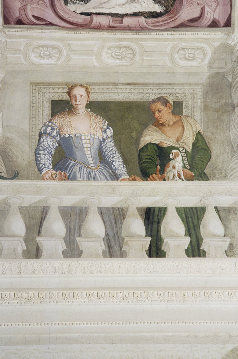 أفراد أسرة باربارو ، من سالا دي أوليمبو ، حوالي عام 1561 (في الهواء الطلق) (التفاصيل) بواسطة فيرونيز