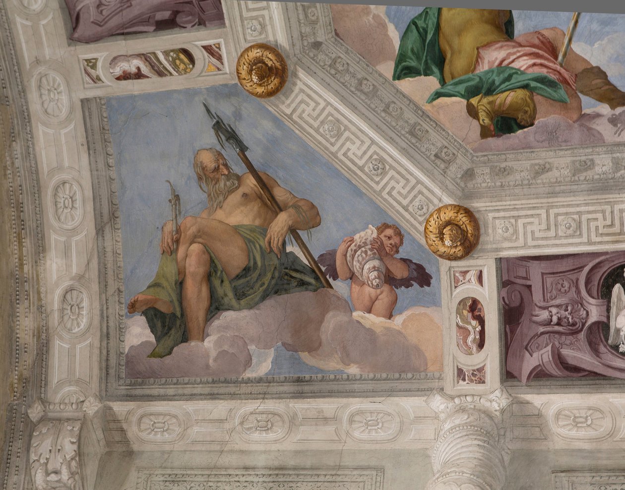 Paolo Caliari المعروف باسم Veronese ، في الهواء الطلق ، فيلا باربارو ، مازر ، إيطاليا بواسطة فيرونيز