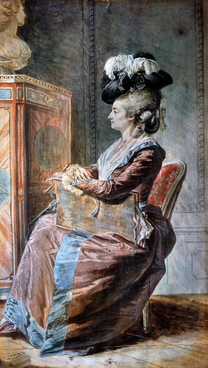 المصمم ، لويس دي كارمونتيل (1717-1806) ، رسم. بواسطة كارمونتيل