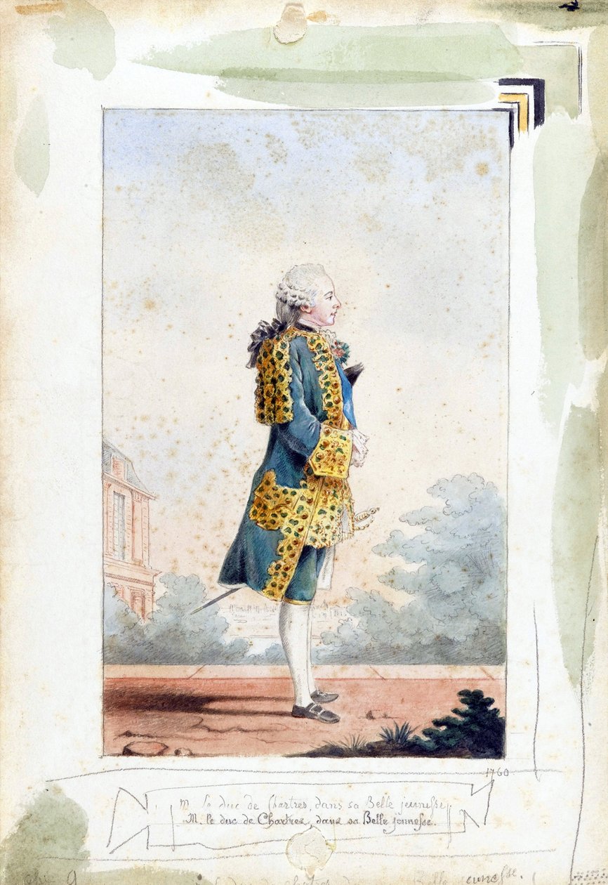 فيليب إجاليت - لويس فيليب دورلينز (1747-1793) - لويس فيليب الثاني ، دوق شارتر (1747-1793) بواسطة لويس كارمونتيل (1717-1806) بواسطة كارمونتيل