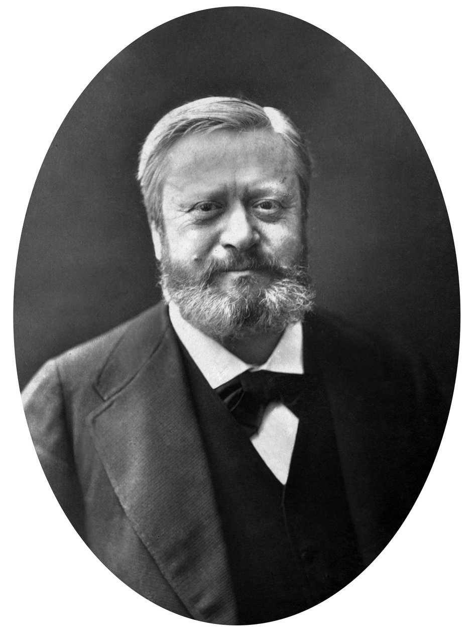 إدموند (1828-1885) روائي فرنسي بواسطة (1820-1910) نادر