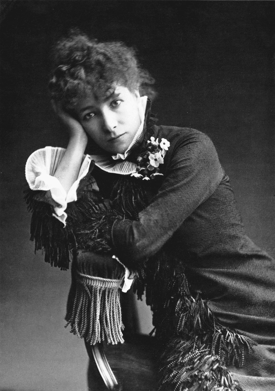 سارة برنهاردت (1844-1923) ، تصوير نادار عام 1877 بواسطة (1820 1910) نادر