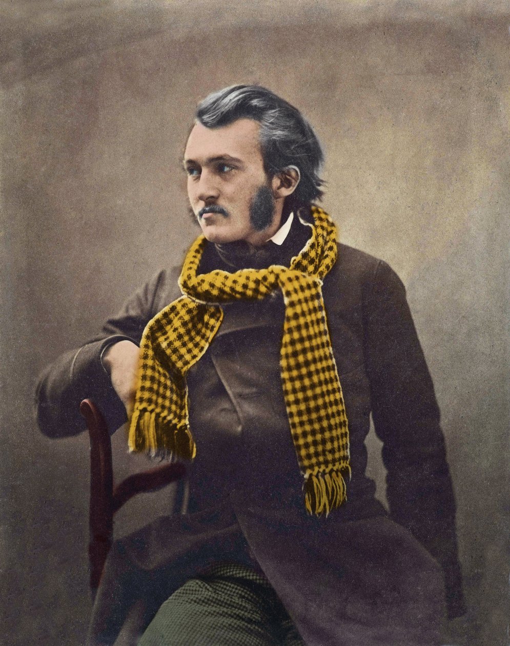 غوستاف دوري (1832-1883) بواسطة فيليكس نادار - تلوين لاحقًا بواسطة نادار