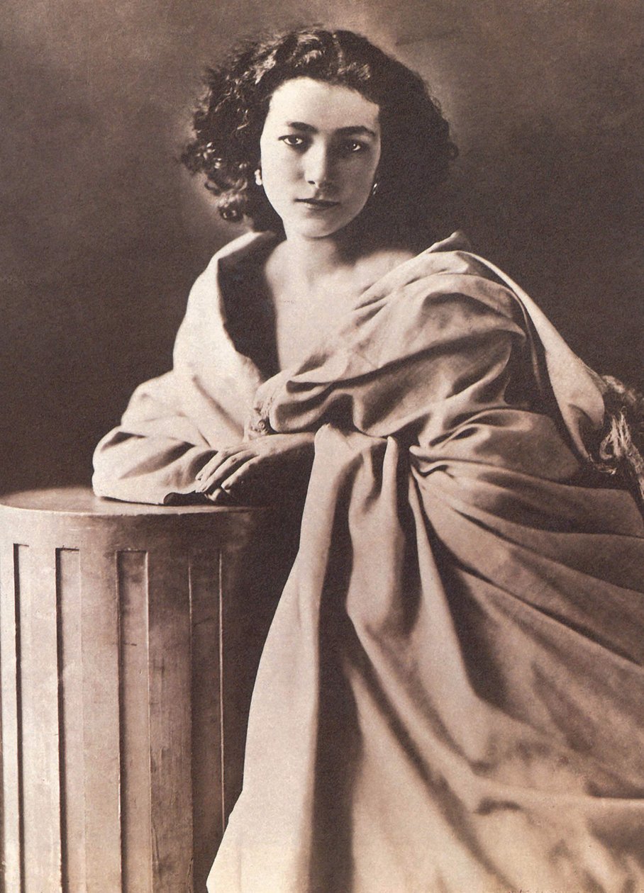 صورة هنرييت روزين برنارد المعروفة باسم سارة برنهارد (1844-1923) بواسطة نادر بواسطة نادار