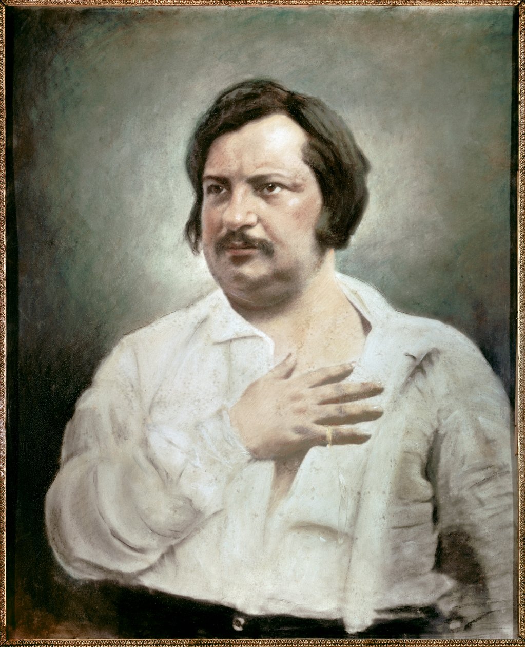 بورتريه هونور بلزاك (1799 - 1850) كاتب فرنسي بواسطة نادار