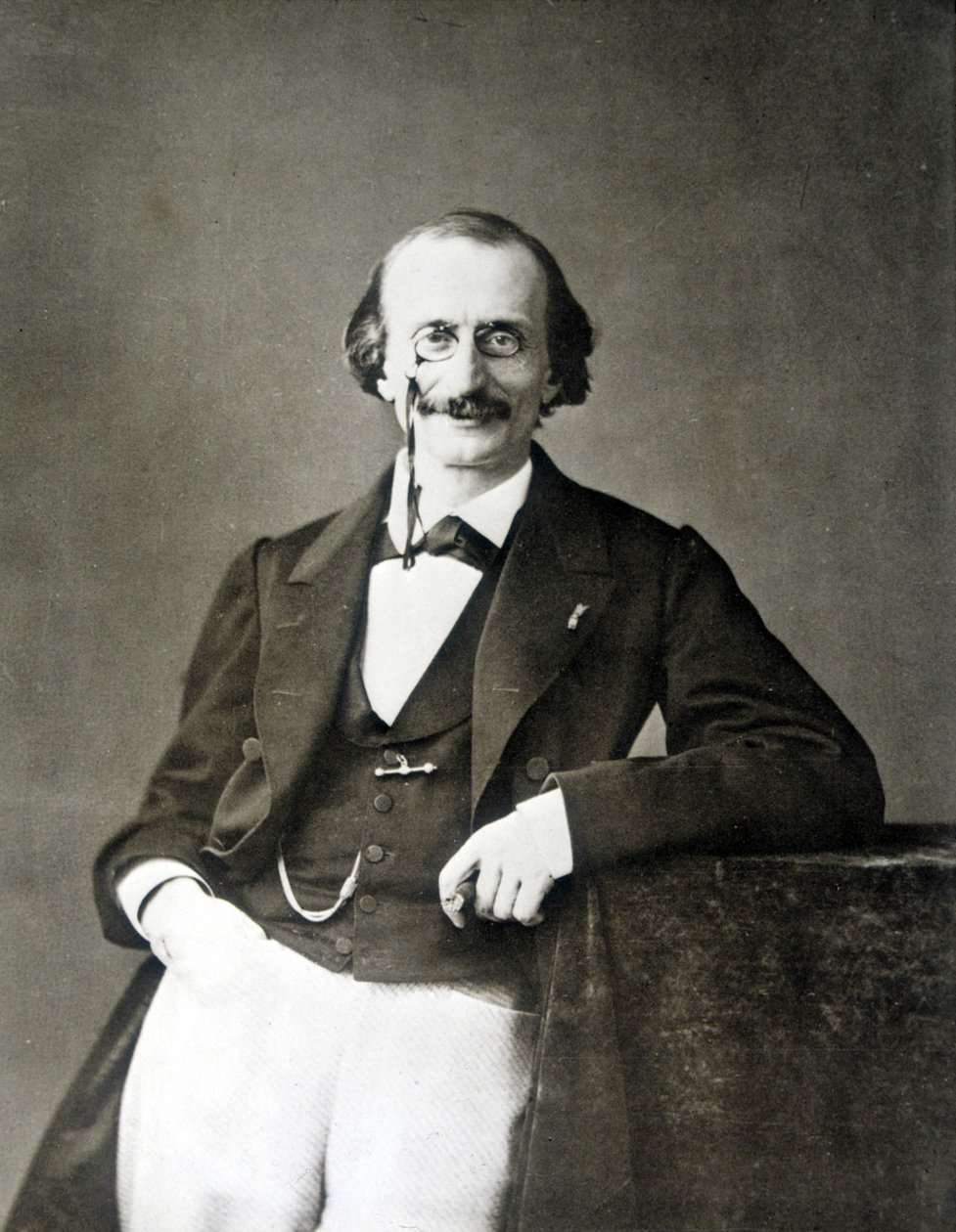 صورة جاك أوفنباخ (1819-1880) ، الملحن الألماني ، المتجنس بالفرنسية بواسطة Nadar. بواسطة نادار