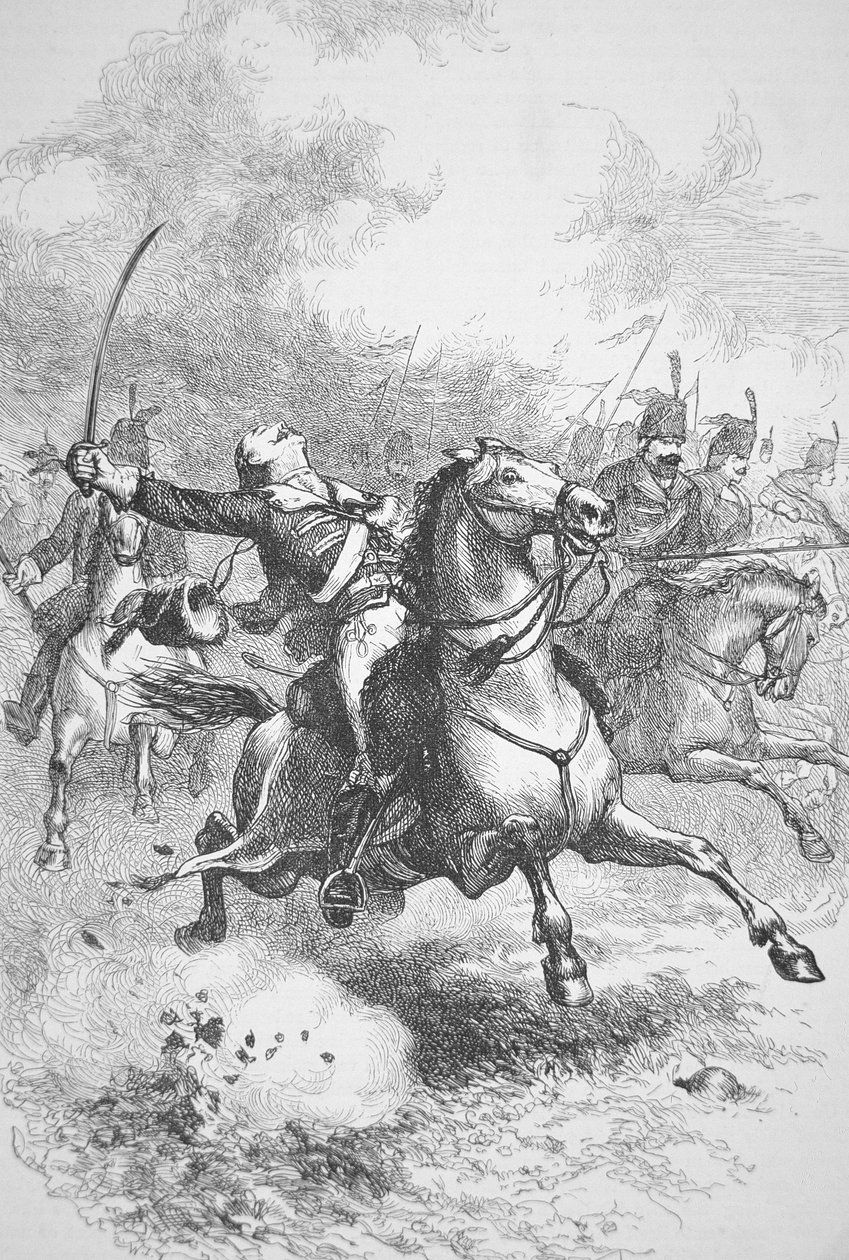 Death of Count Casimir Pulaski (litho) بواسطة (بعد) المدرسة الأمريكية