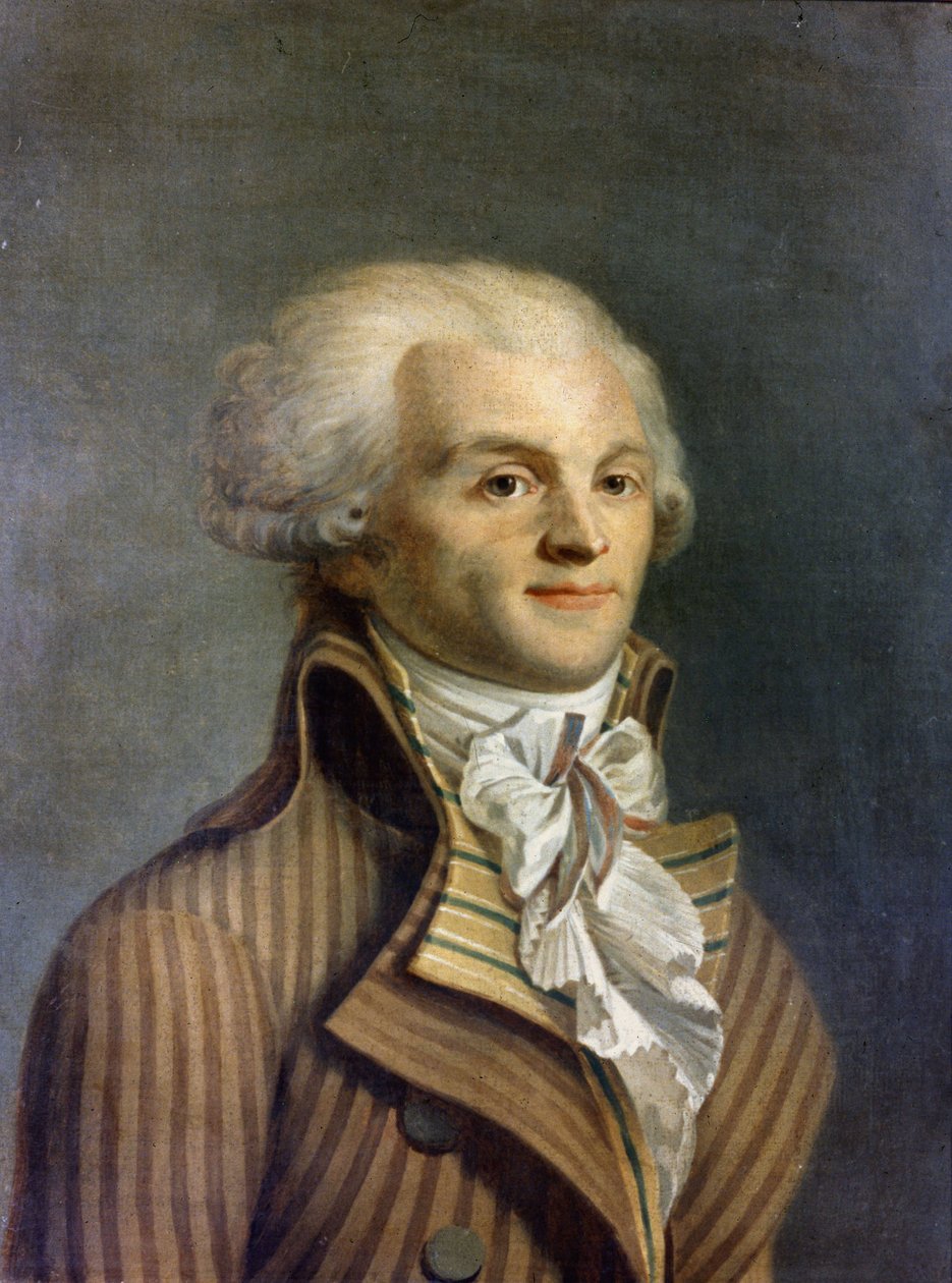 صورة ماكسيميليان ماري إيزيدور بواسطة روبسبير (1758-1794) ، سياسي فرنسي. بواسطة (بعد) المدرسة الفرنسية