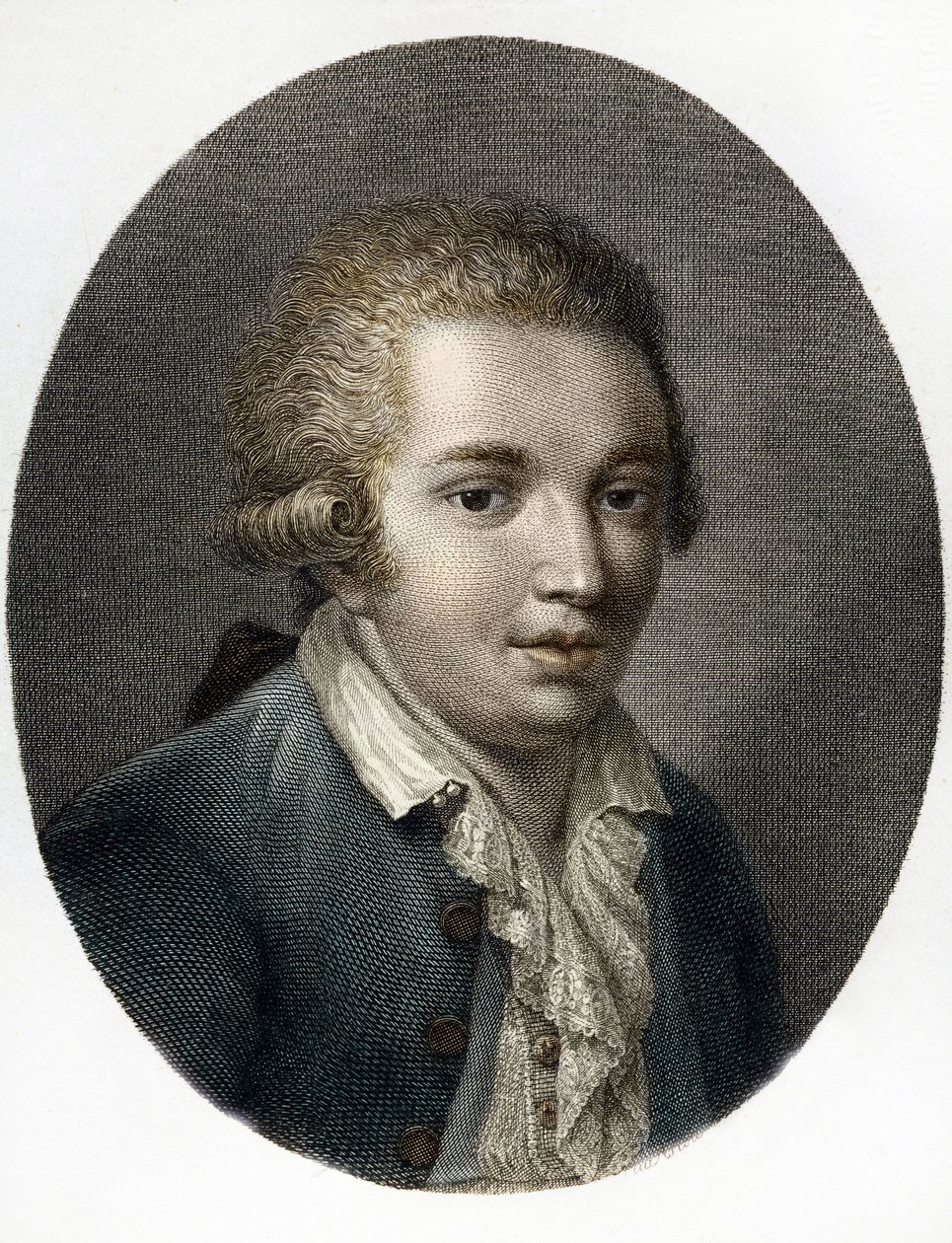 صورة للملحن الإيطالي دومينيكو سيماروسا (1749-1801) (صورة للملحن الإيطالي دومينيكو سيماروسا (1749-1801)، ملحن إيطالي) مجموعة خاصة بواسطة (بعد) المدرسة الإيطالية