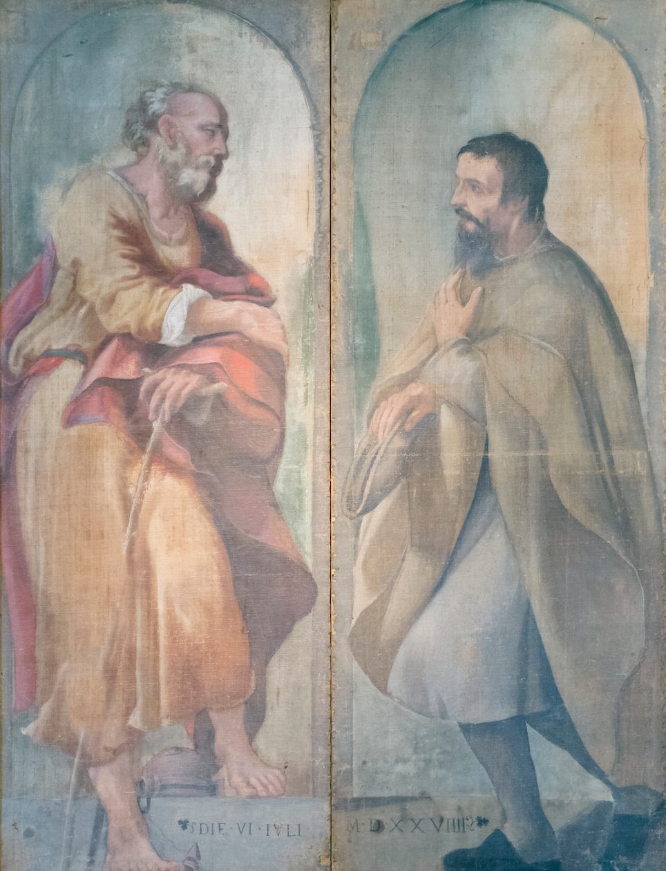 القديس يوسف والمخلص بواسطة (1489-1534) كوريجيو