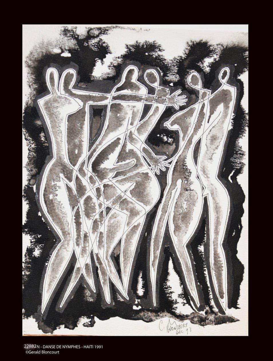 22882N - NYMPHS DANCE - هايتي 1991 بواسطة غير معروف