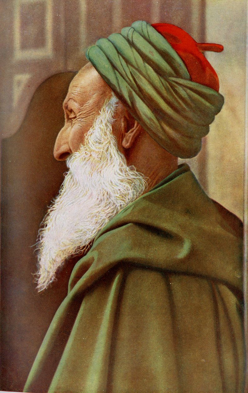 أفريقيا. الحاخام اليهودي لمدينة تونس. 1920 بواسطة غير معروف