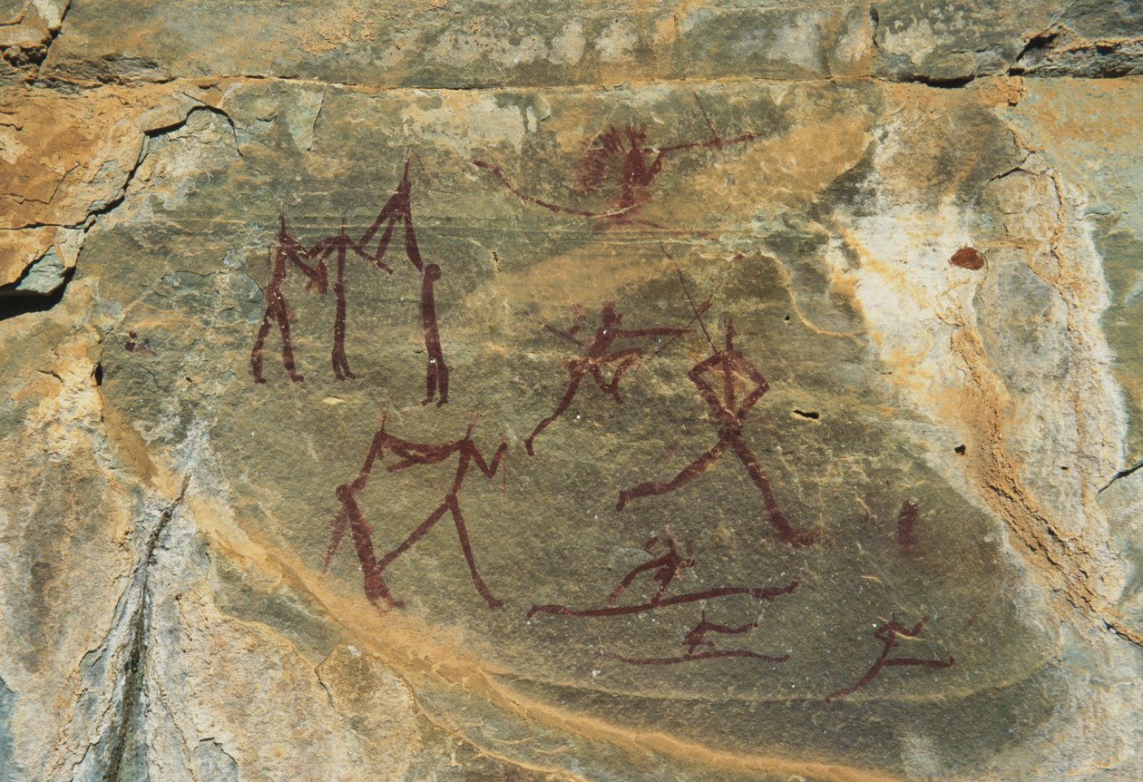 اللوحة الصخرية لبوشمان بواسطة غير معروف