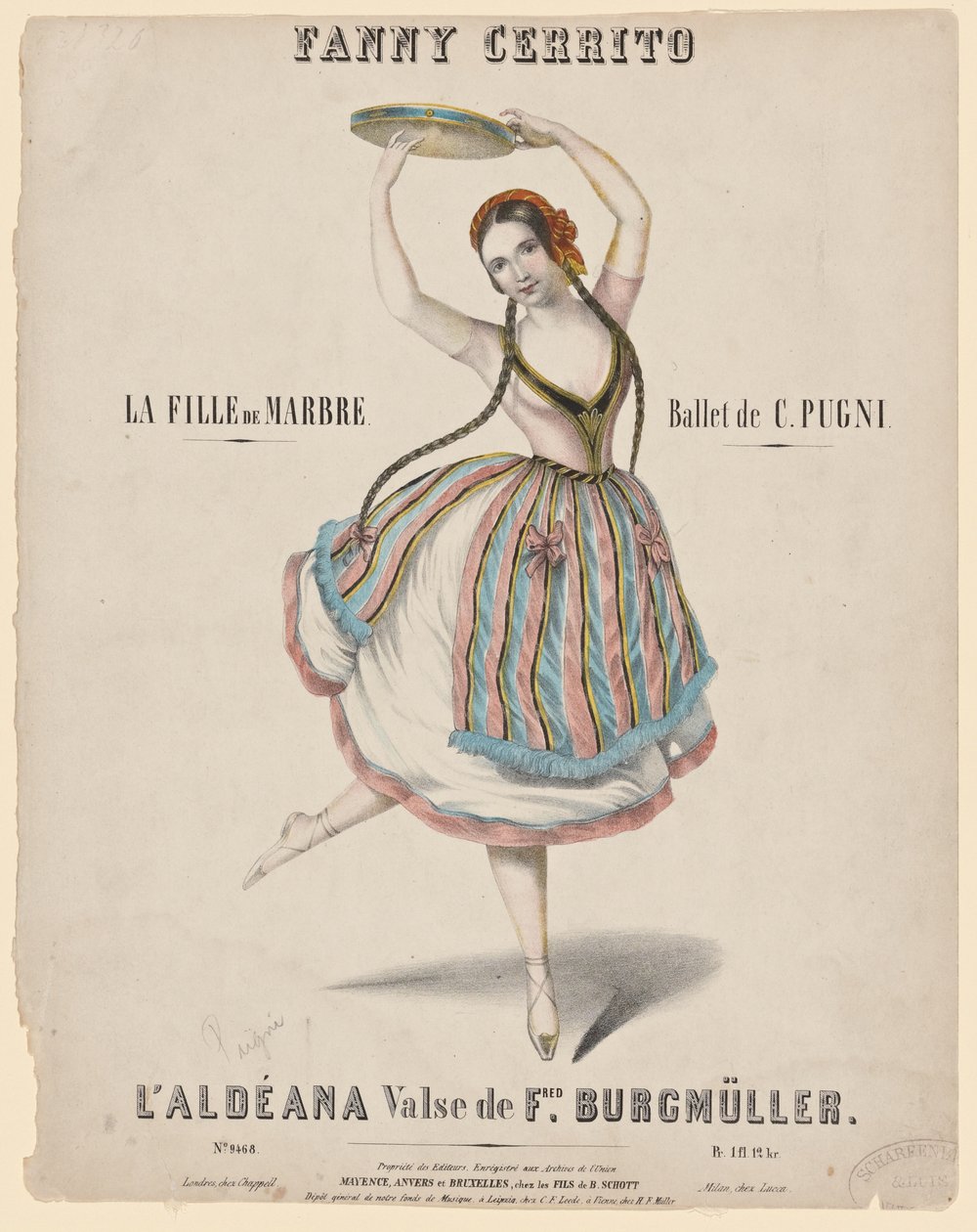 فاني سيريتو ، 1840 بواسطة غير معروف