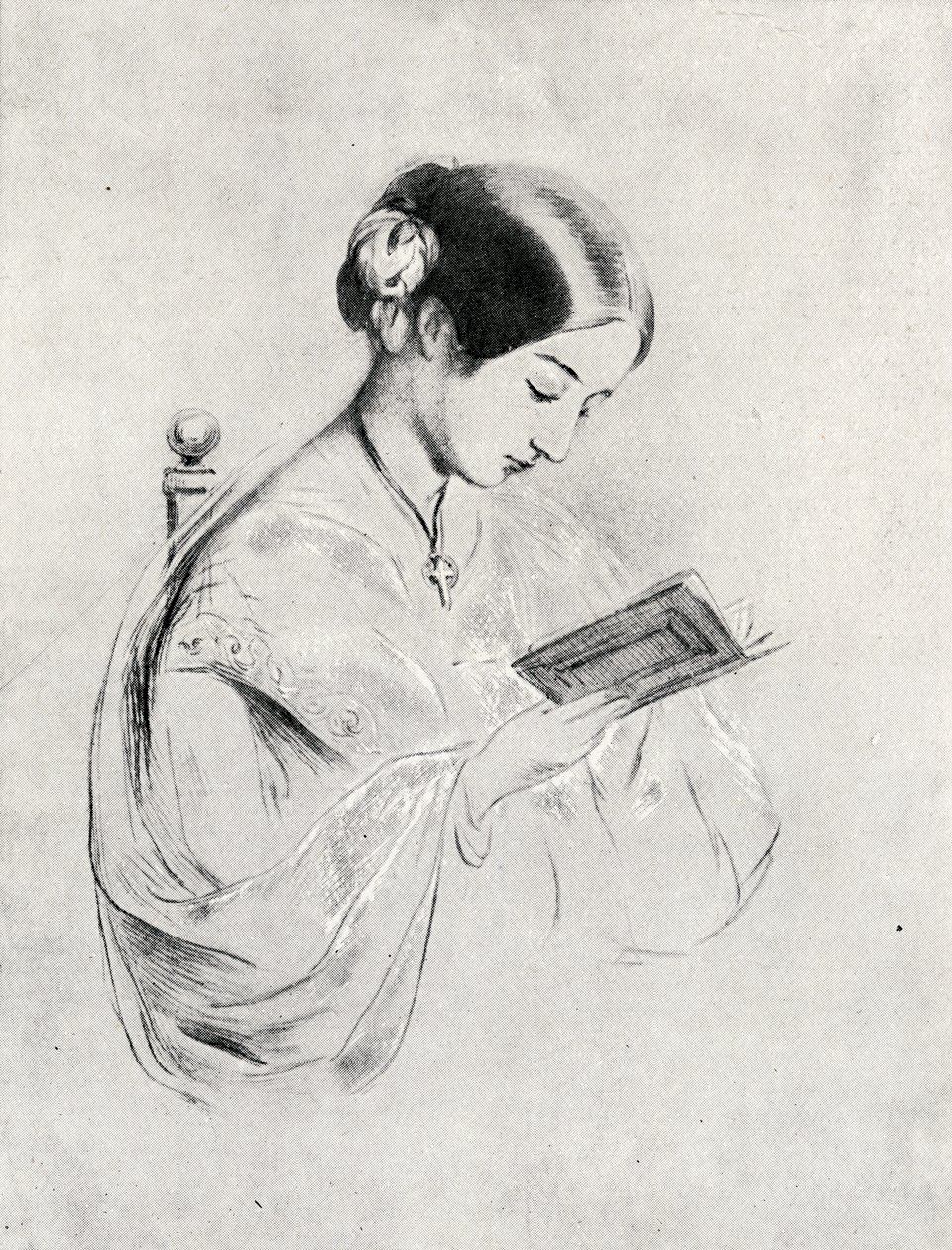 ملكة جمال فلورنس نايتنجيل (1820-1910) 1854 بواسطة غير معروف