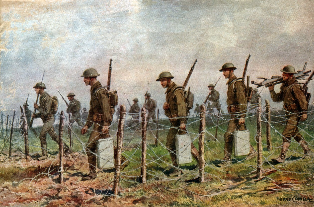 الجنود الأمريكيون ، 1917. الجنود الأمريكيون ، 1917. بواسطة غير معروف