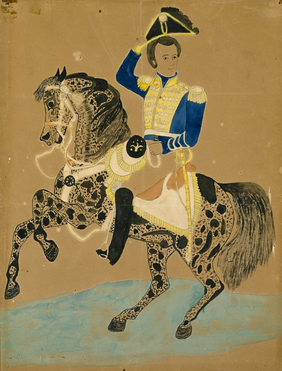 أندرو جاكسون ، ج. 1800-1850 (ألوان مائية على ورق) بواسطة المدرسة الأمريكية