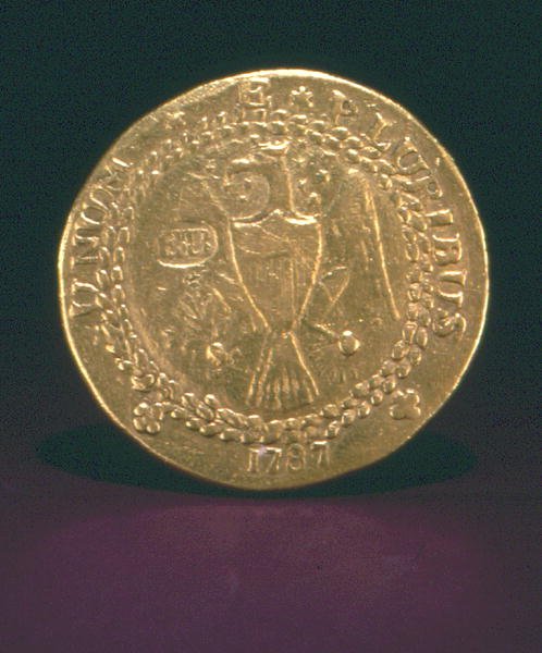 براشر دوبلون ، نيويورك ، 1787 (ذهبي) بواسطة المدرسة الأمريكية