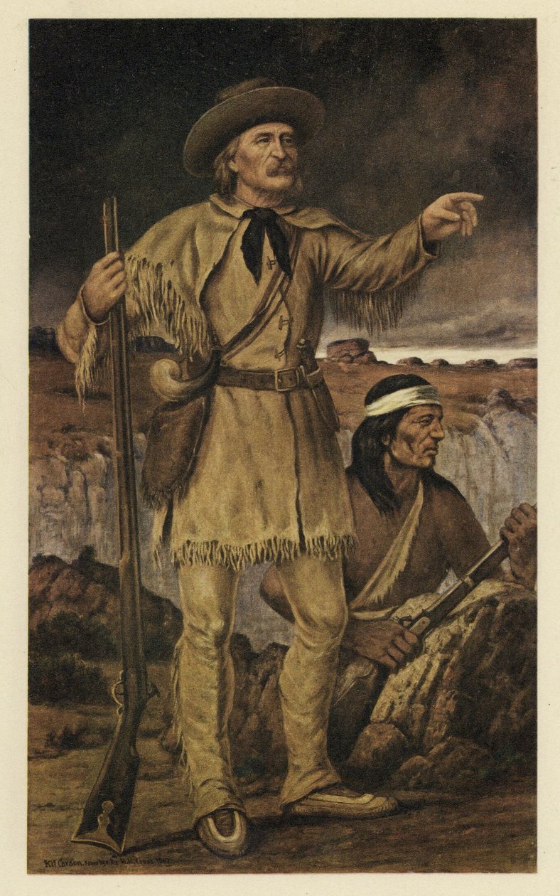 كريستوفر (كيت) كارسون (1809-1868) ، بواسطة المدرسة الأمريكية