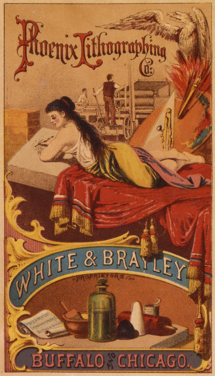 شركة Phoenix للطباعة الحجرية ، أصحاب White & Brailey ، Buffalo و Chicago (لون ليثو [بطاقة تجارية]) بواسطة المدرسة الأمريكية