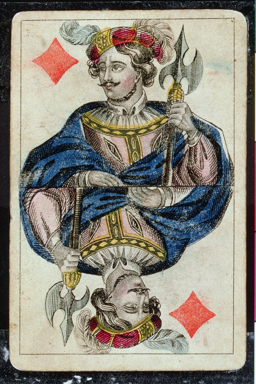 بطاقة اللعب: Jack of Diamonds بواسطة المدرسة الأمريكية