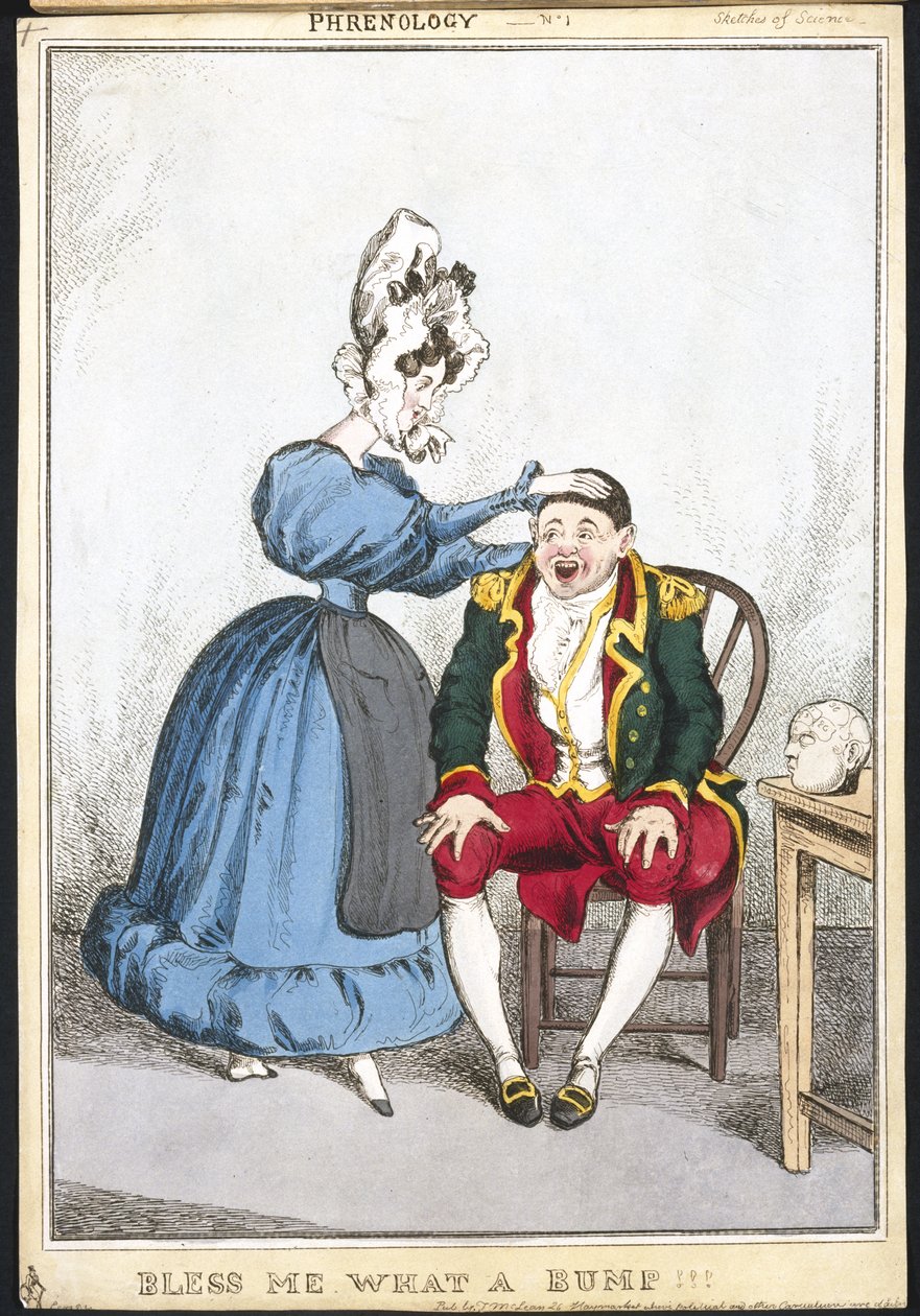 Bless Me What a Bump، c.1820-30 (نقش ملون باليد) بواسطة مدرسة اللغة الإنجليزية