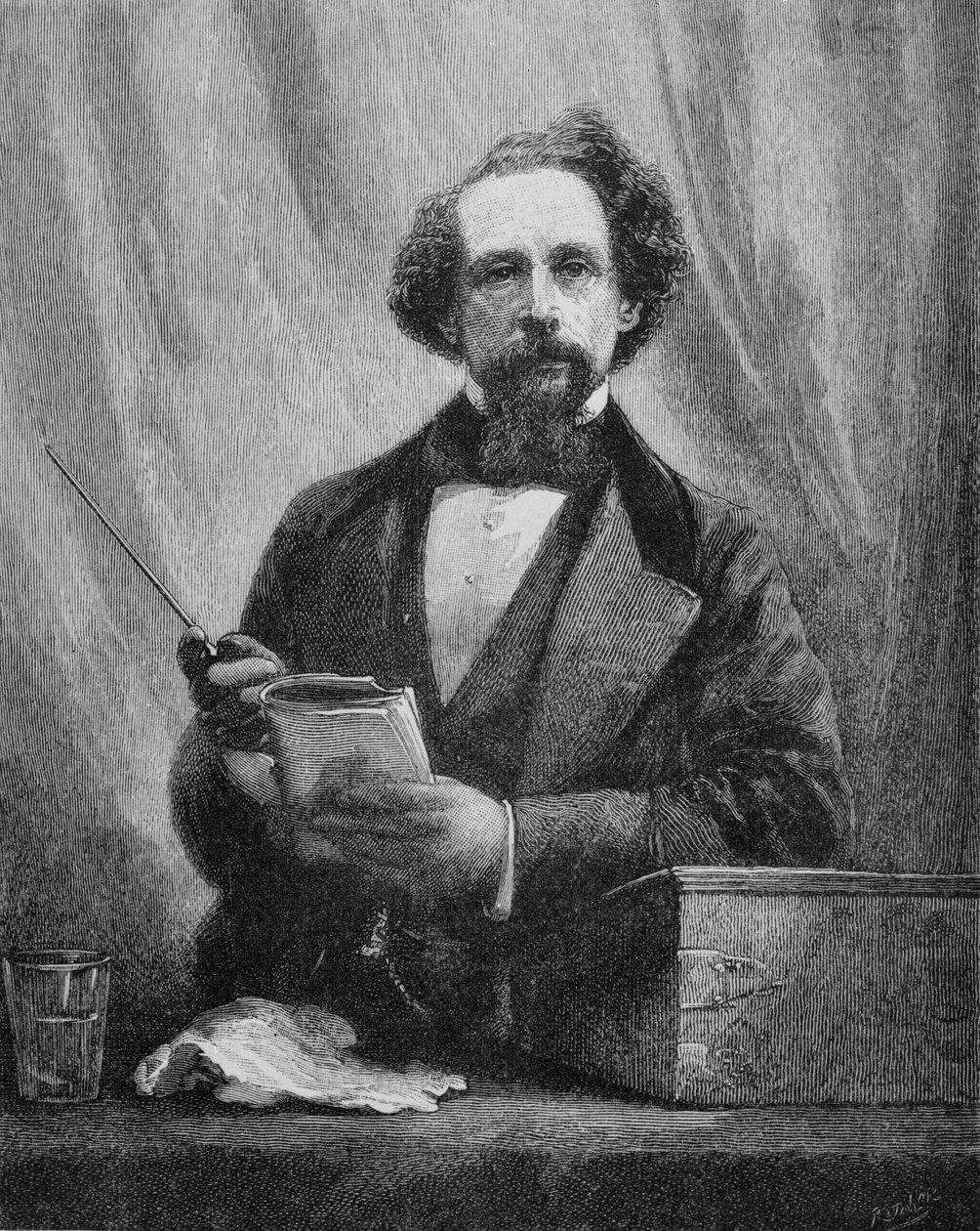 تشارلز ديكنز ، 1858 بواسطة مدرسة اللغة الإنجليزية