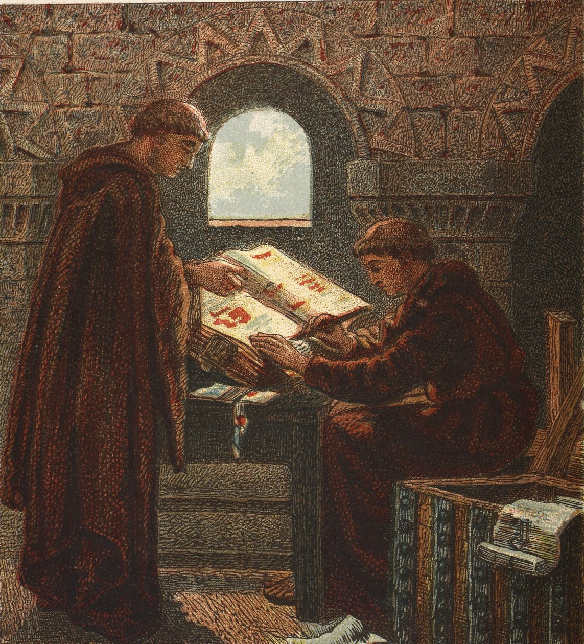 كتاب يوم القيامة ، حانة. 1890 بواسطة مدرسة اللغة الإنجليزية