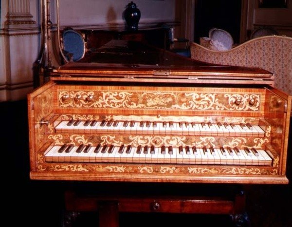 Harpsichord ، بقلم يعقوب كيركمان ، الإنجليزية ، 1766 بواسطة مدرسة اللغة الإنجليزية