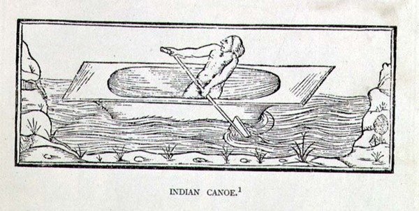 الزورق الهندي ، من السرد والتاريخ النقدي لأمريكا ، حرره جاستن وينسور ، لندن ، 1886 بواسطة مدرسة اللغة الإنجليزية