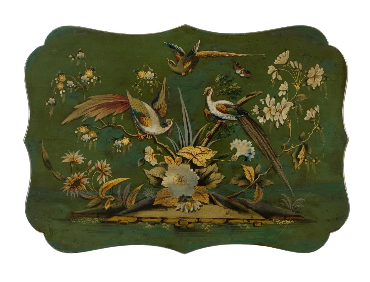 الجدول الياباني ، التفاصيل ، c.1830-40 (خشب الزان) بواسطة مدرسة اللغة الإنجليزية