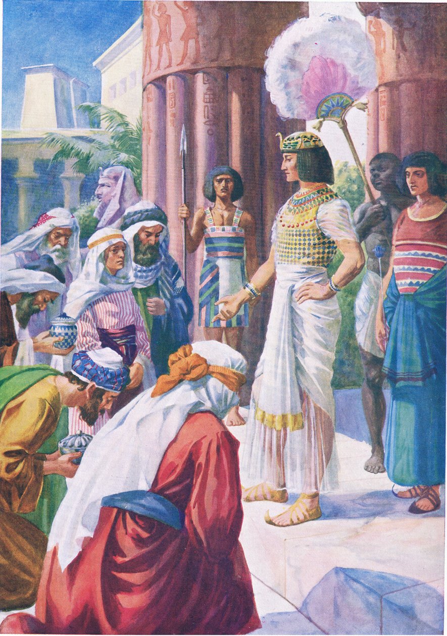 جوزيف وإخوته ، من كتاب مصور الكتاب المقدس الذي نشره توماس نيلسون ، ج 1950 بواسطة مدرسة اللغة الإنجليزية