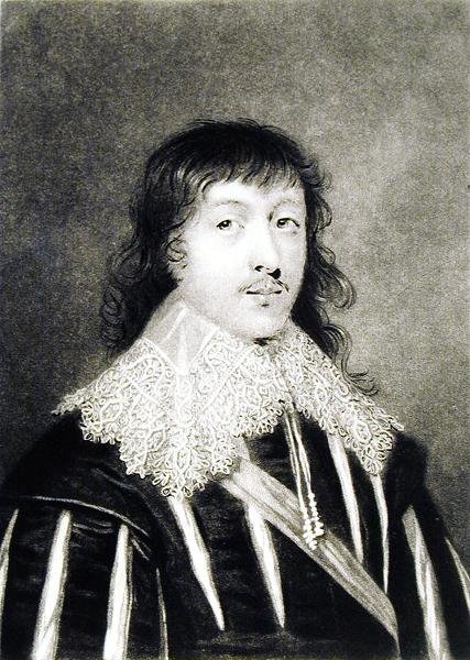 لوسيوس ، فيكونت فوكلاند (c.1610-43) التوضيح من صور شخصيات لامعة في التاريخ البريطاني ، نقشها ريتشارد إيرلوم (1743-1822) وتشارلز تورنر (c.1773-1857) (mezzotint) (وزن الجسم) بواسطة مدرسة اللغة الإنجليزية