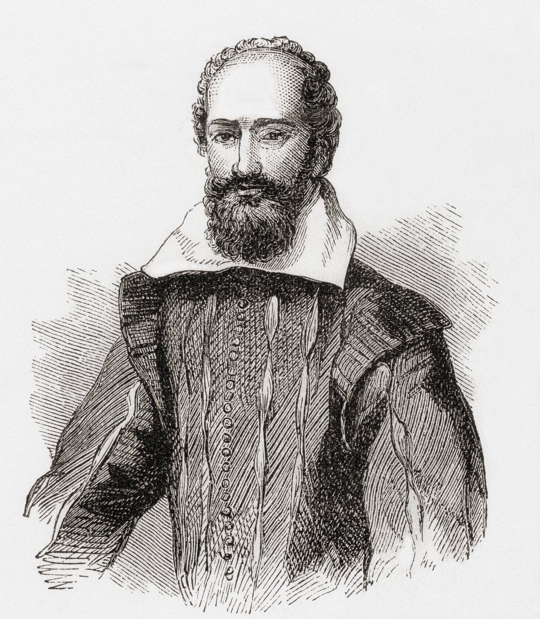 Maximilien de Bethune ، دوق سولي الأول ، من Ward and Locks Illustrated History of the World ، pub. ج 1882 بواسطة مدرسة اللغة الإنجليزية