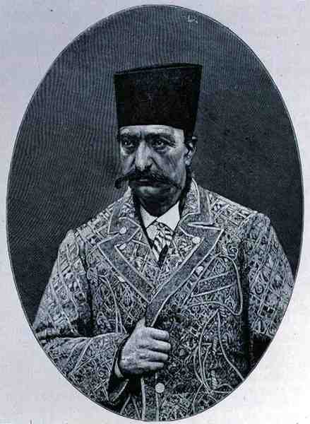 ناصر الدين (1831-1896) شاه شاه فارس الدم التركي ، من تاريخ البشرية ، المجلد الثالث ، للأستاذ فريدريش راتزل ، 1898 بواسطة مدرسة اللغة الإنجليزية