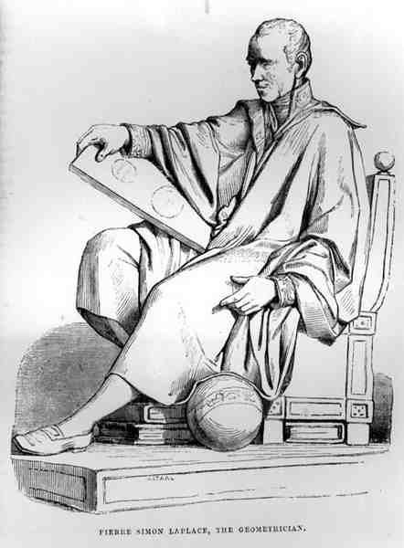 بيير سيمون ، ماركيز دي لابلاس (1749-1827) ، الفلكي الفرنسي والهندسي بواسطة مدرسة اللغة الإنجليزية