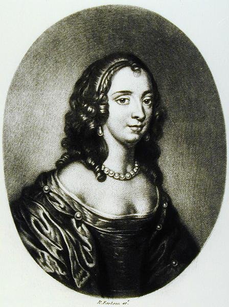 صورة لآن كلارجس ، دوقة ألبيمارل ، نقشها ريتشارد إيرلوم (1743-1822) من شخصيات لامعة في التاريخ البريطاني (mezzotint) بواسطة مدرسة اللغة الإنجليزية