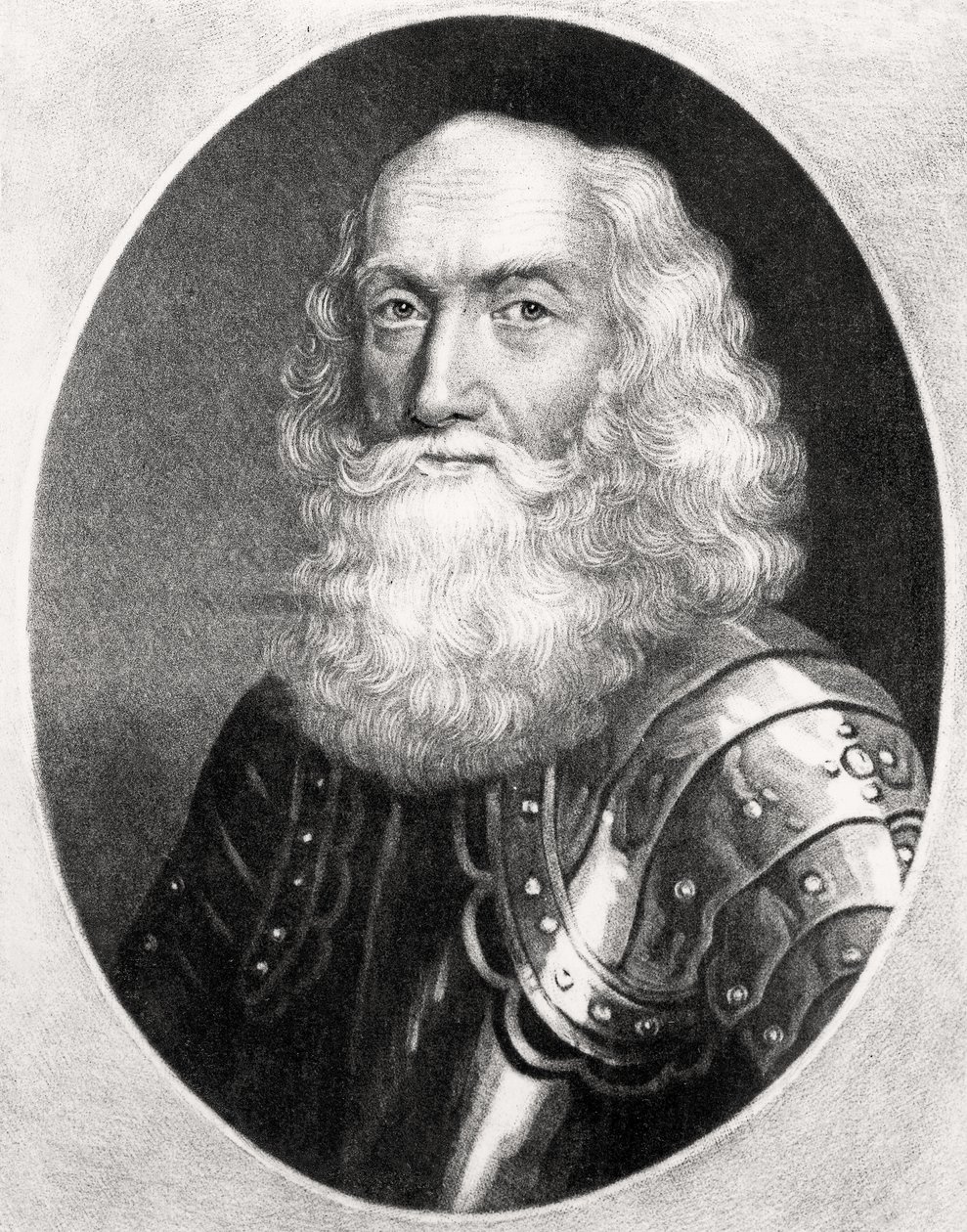 صورة الجنرال توماس دالييل (c.1599-1685) المنقوش بواسطة ريتشارد إيرلوم (1743-1822) وتشارلز تورنر (c.1773-1857) من الشخصيات اللامعة في التاريخ البريطاني (mezzotint) بواسطة مدرسة اللغة الإنجليزية