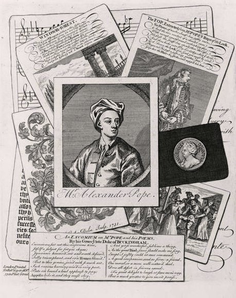 هجاء على أعمال الكسندر البابا (1688-1744) بواسطة مدرسة اللغة الإنجليزية